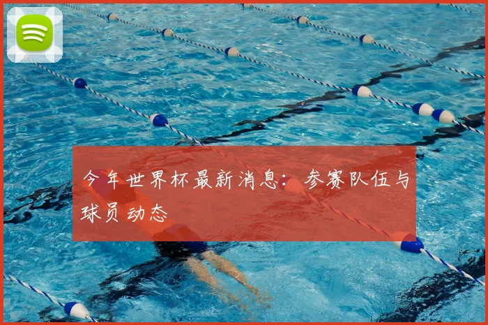 今年世界杯最新消息：参赛队伍与球员动态